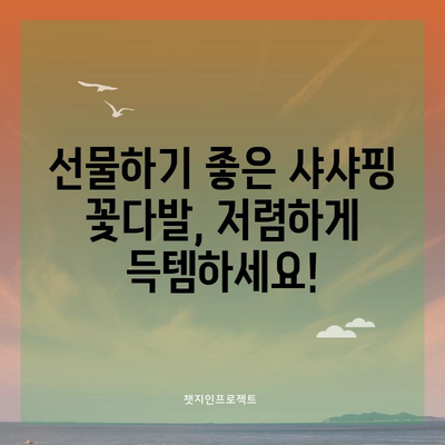 샤샤핑 꽃다발 가성비 꿀템 추천! 예산별 인기 상품 대공개 | 샤샤핑, 꽃다발, 가성비, 선물, 추천