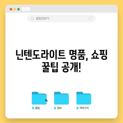 닌텐도라이트 명품 제품, 이렇게 고르세요! | 닌텐도라이트, 명품, 구매 가이드, 추천