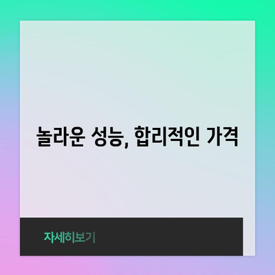 미니막스 성능, 이 물건이 답이다! | 최고의 효율성, 놀라운 가성비