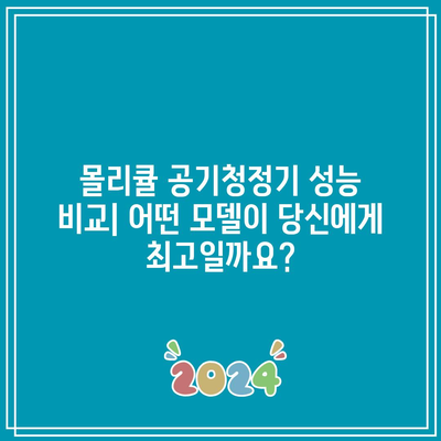 몰리큘 공기청정기 성능, 어떤 아이템이 최고일까요? | 공기청정기, 미세먼지, 실내 공기 질, 추천