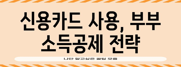 연말정산, 와이프 카드 사용 꿀팁! | 부부, 소득공제, 신용카드, 혜택, 절세