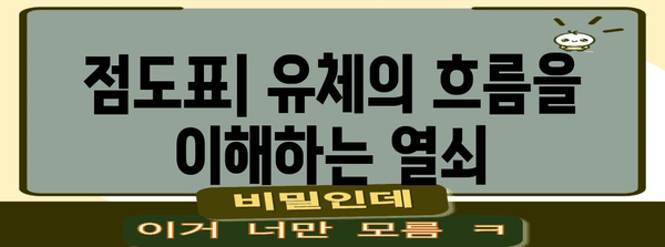 점도표 활용 가이드| 다양한 점도 측정 방법과 해석 | 점도, 점도계, 유체, 측정, 실험