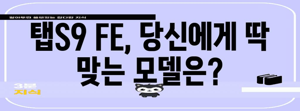 탭s9fe 최고의 상품 구매가이드