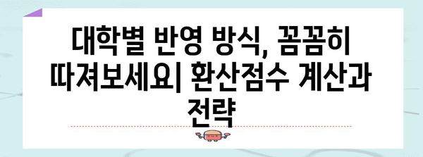 2024 수능 점수 계산법 완벽 가이드 | 등급컷, 백분위, 표준점수, 환산점수, 대학별 반영 방식