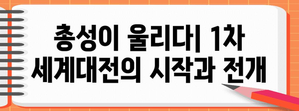 제1차 세계대전의 발발 원인과 영향| 전쟁의 시작과 그 흔적 | 세계 대전, 1차 세계 대전, 역사, 원인, 영향, 결과