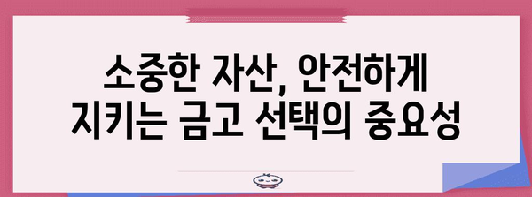 금고형 보안 시스템| 안전한 자산 보호를 위한 선택 가이드 | 금고, 보안, 안전, 자산 관리, 방범