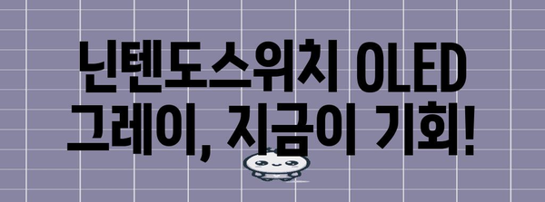 닌텐도스위치oled그레이 할인 제품 이네용