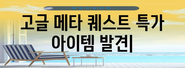 고글메타퀘스트 특가 아이템 드디어 발견