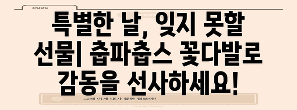 춥파춥스꽃다발만들기 명품 비교 드디어 발견