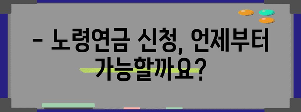 국민연금 노령연금 신청 완벽 가이드 | 절차, 서류, 단계별 안내