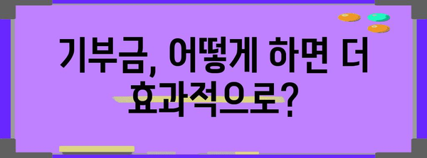 연말정산 표준세액공제 기부금| 알아두면 절세되는 꿀팁 | 기부금 세액공제, 연말정산, 절세 팁