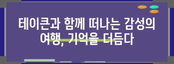 테이큰의 발자취를 따라가는 기억의 여정