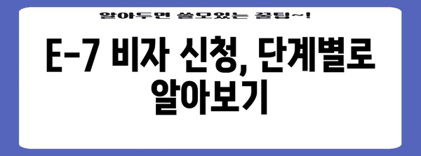 E-7 비자로 외국인 노동자 채용 | 단계별 가이드