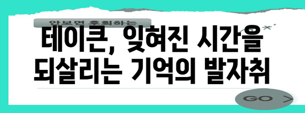 테이큰의 발자취를 따라가는 기억의 여정