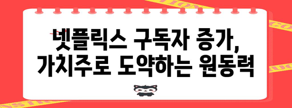 넷플릭스가 가치주로 떠오른 비결 | 구독자 증가의 영향력