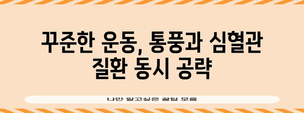 통풍성 심혈관 질환 위험 줄이기 | 건강한 생활 습관으로 예방하기