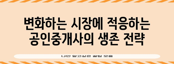 하락 시장에서 극복하는 공인중개사 10가지 생존 팁