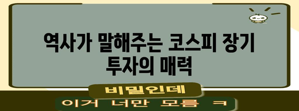 코스피 장기 투자 전략 | 과거 기록과 시사점 분석