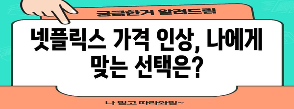 넷플릭스 변화 대응 솔루션 | 공유 금지 대안과 해지 가이드