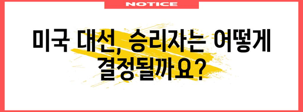 미국 대통령 선거, 어떻게 이루어질까요? | 선거 과정, 투표 방식, 주요 특징