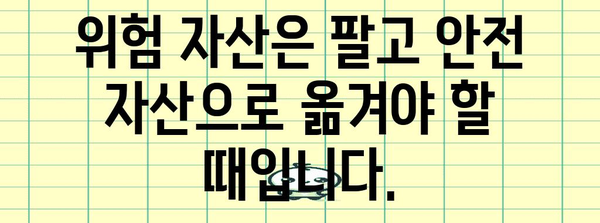대불황 대비 가이드 | 위험자산에서 안전자산으로 전환
