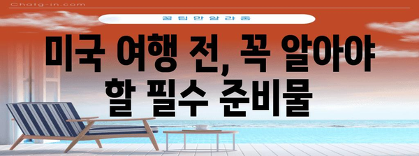 미국 여행 필수 가이드 | ESTA 신청부터 주의 사항