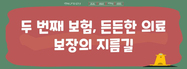 두 번째 건강보험으로 더 확실한 의료 보장 얻기