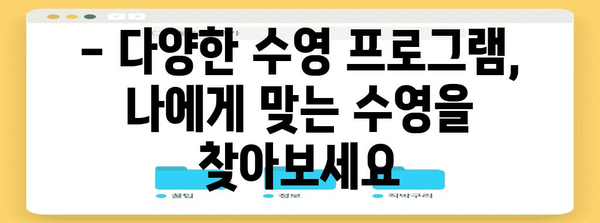 부산에서 즐기는 수영의 천국! 연산동 수영장 가격 및 시설 소개
