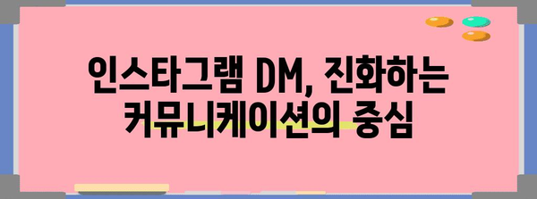 인스타그램 DM의 새로운 얼굴