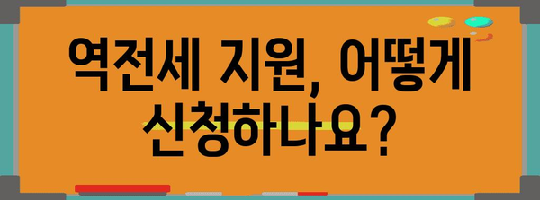 역전세 부담감 완화 - 적용요건과 유형별 지원 정보