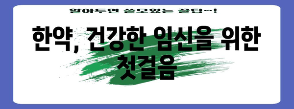 난임 예방을 위한 한약의 역할 | 전통적인 치료법의 놀라운 효과