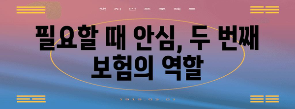 두 번째 건강보험으로 더 확실한 의료 보장 얻기