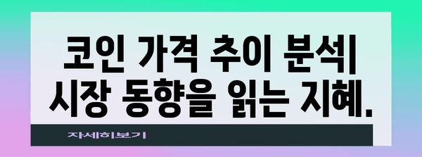 코인 가격 추이 분석 종합 가이드 | 수익성 투자 전략을 위한 필수 정석