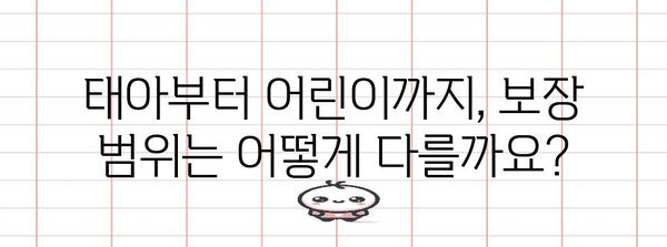 태아보험 vs 어린이보험 비교 | 가입 시기, 장점, 차이점