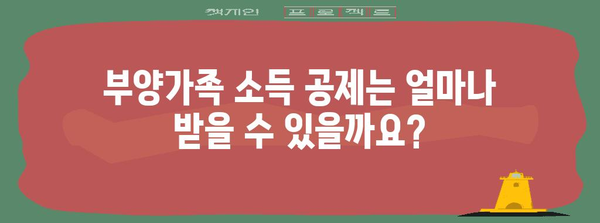 연말정산 부양가족 소득 공제, 이렇게 받으세요! | 부양가족 기준, 소득 기준, 공제 금액, 꿀팁