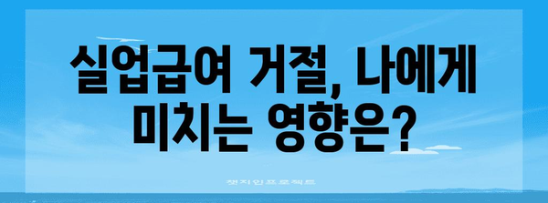 실업급여 신청 거절 | 영향과 대안 조사