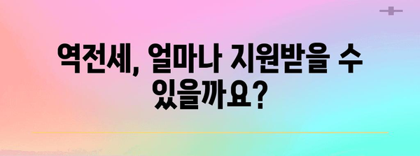 역전세 부담감 완화 - 적용요건과 유형별 지원 정보