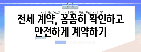 부동산 전세 사기 피해 대처 가이드 | 법적 조치와 예방법