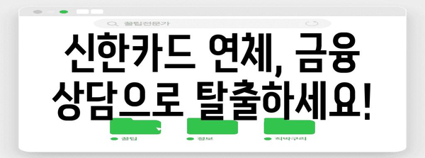 신한카드 연체 위기 대응법 | 빠른 대처를 위한 심리지침