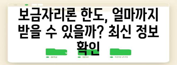 2024년 보금자리론 가이드 | 자격, 한도, 최신 정보 총정리