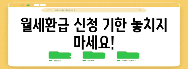 홈택스 월세환급 안내 | 신청 기한, 자격 조건, 신청 방법