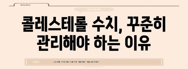 콜레스테롤 낮추는 효과적 습관 | 식단 관리부터 운동까지